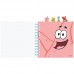 Блокнот с разделителями на спирали Sponge Bob 155х166мм, 80л., клетка