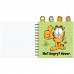 Блокнот с разделителями на спирали Garfield 155х166мм, 80л., клетка Блокнот с разделителями на спирали Garfield 155х166мм, 80л., клетка