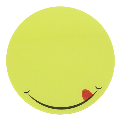 Блок бумаги для заметок с клейким слоем Smile 50л.