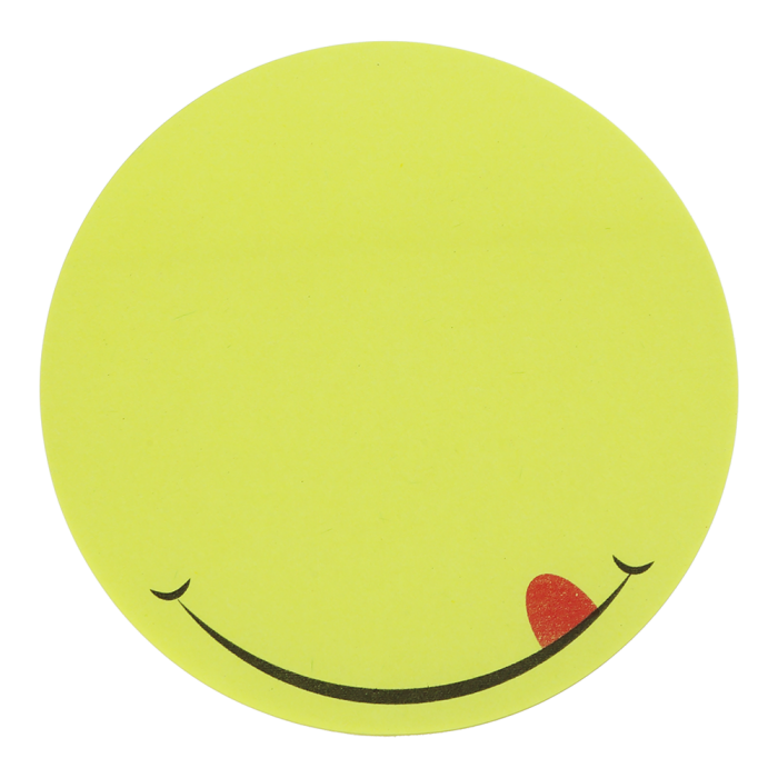 Блок паперу для заміток з клейким шаром Smile 50арк.