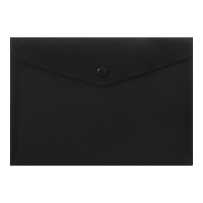 Папка-конверт на кнопці А4 (чорна) bm.3925-01