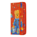 Книга записна на гумці Bear, А7, 80арк. клітинка (помаранчевий)