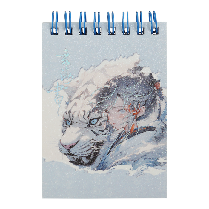 Блокнот Anime (пружина зверху) А7, 80арк. клітинка