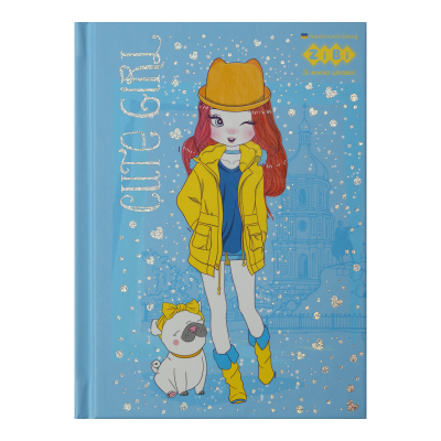 Блокнот Cute Girl А6, 64л. клетка (желтый)