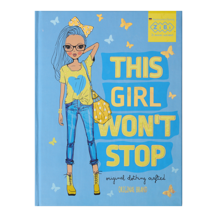 Блокнот Patriot Fashion А-5, 64арк, тверд. обкл. клітинка (синій)