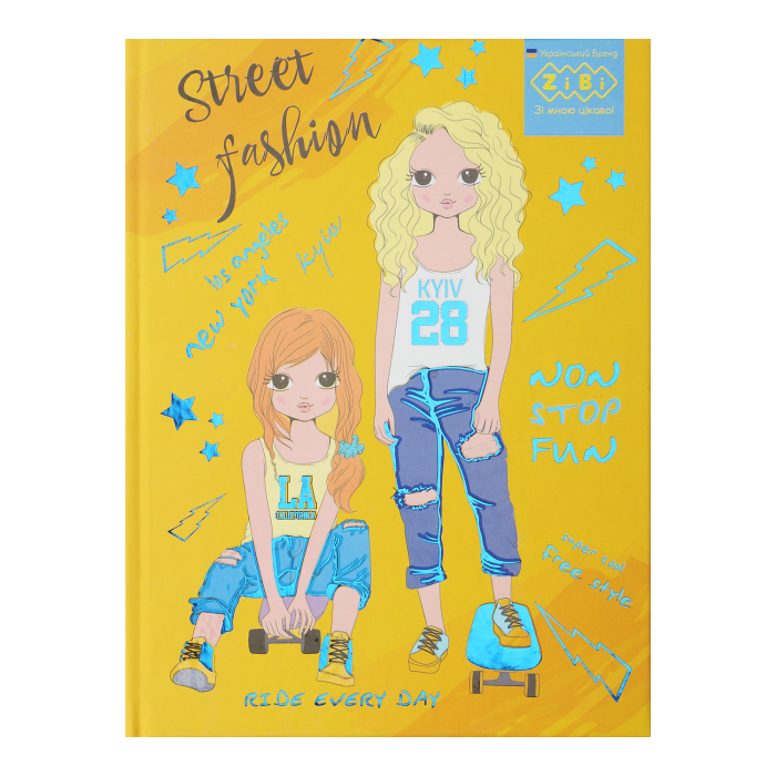 Блокнот Patriot Fashion А-5, 64арк, тверд. обкл. клітинка (жовтий)