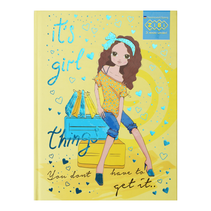 Блокнот Fashion А-5, 64арк, тверд. обкл. клітинка (пісочний)