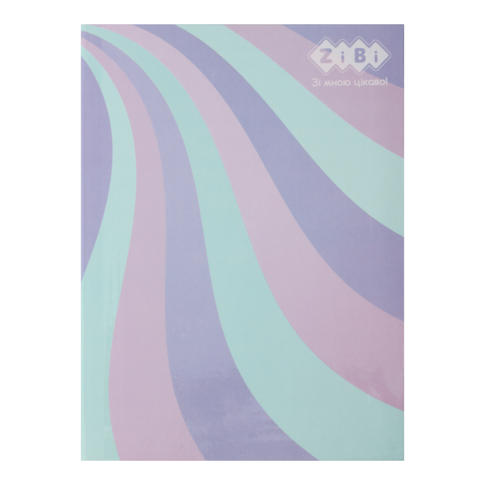 Блокнот Pattern А-5, 64л, интеграл. обл. клетка (голубой)