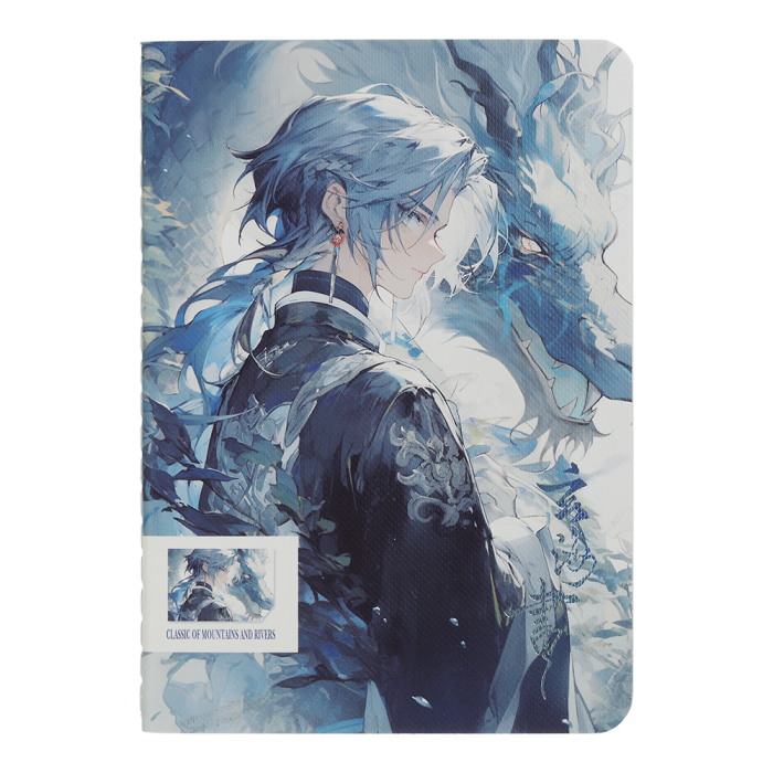 Блокнот Anime А6, 40арк, м'яка обкл. клітинка