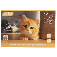 Альбом для малювання CATS&DOGS (16 аркушів) А4 ZB.1422-22