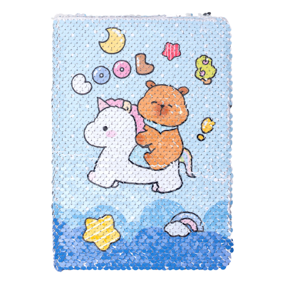 Блокнот Capybara А5, 80арк, клітинка (асорті)