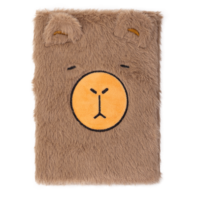 Блокнот плюшевий Capybara 20 А5, 80арк. клітинка (асорті)