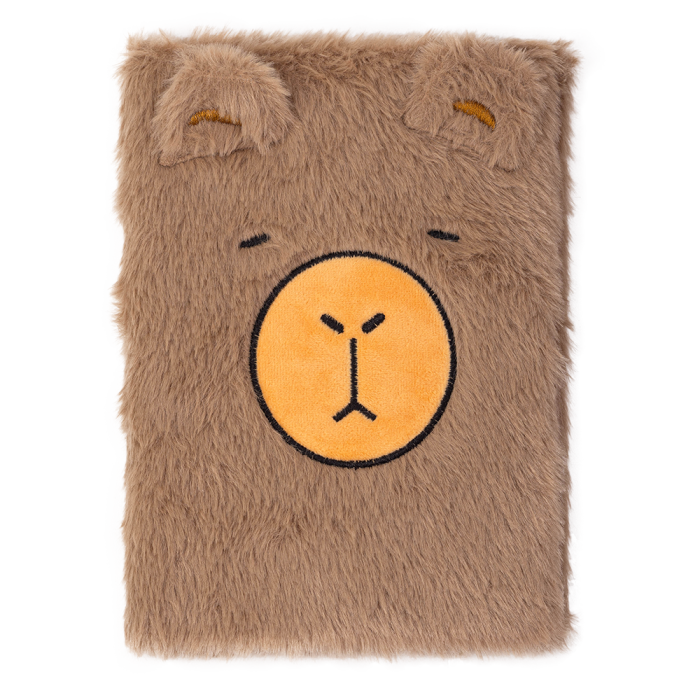 Блокнот плюшевий Capybara 20 А5, 80арк. клітинка (асорті)
