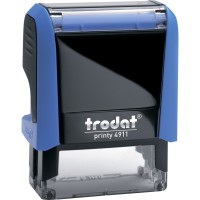 Оснастка для штампа Trodat 4911, 38х14 мм, пластик, синий