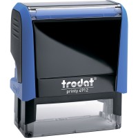 Оснастка для штампа Trodat 4912, 47х18 мм, пластик, синий