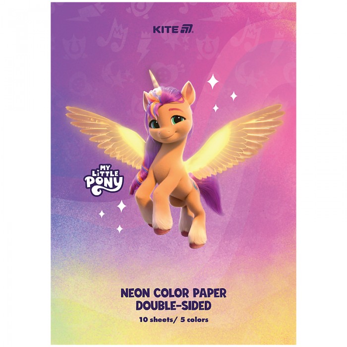 Набор цветной бумаги My Little Pony А4, 5цв. 10л.
