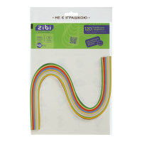 Папір кольоровий для квілінгу 420х5мм, (12 кол) 120шт. Kids Line