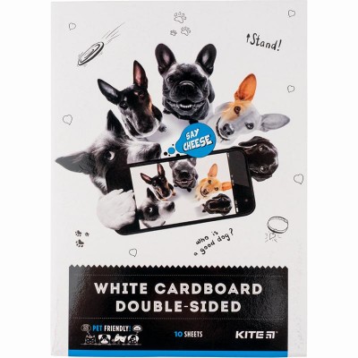 Картон белый А4 (10 листов) Dogs k22-254