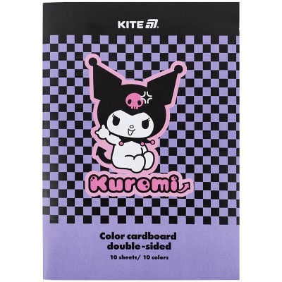 Набор цветного картона Kuromi А4 (10 цветов)