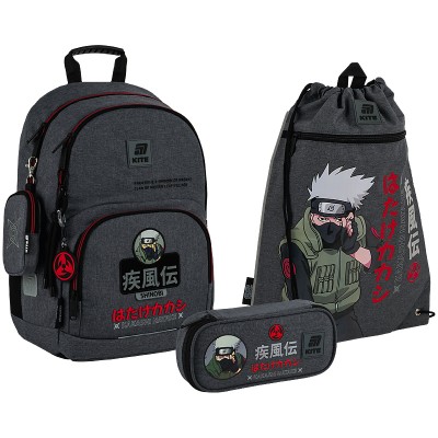Набір Education Naruto Shippuden 585 рюкзак + сумка для взуття + пенал 