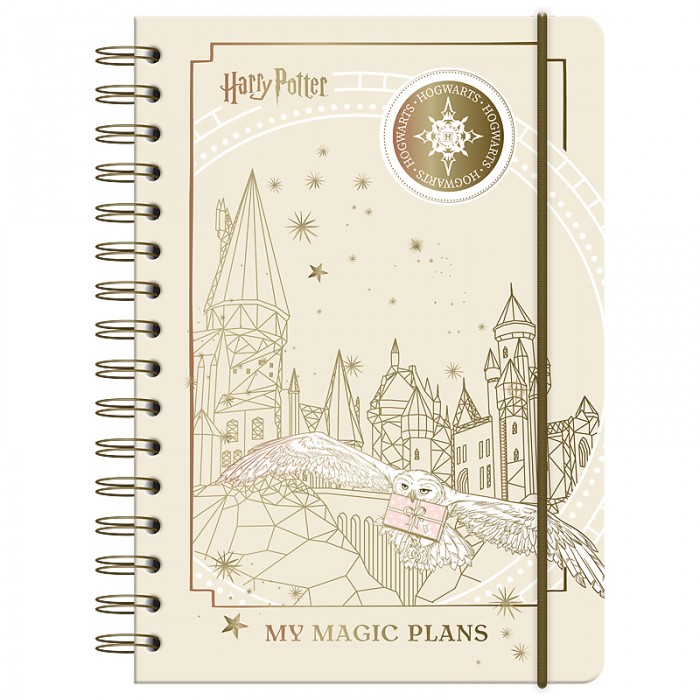 Щоденник-планер на пружині в твердій обкладинці Harry Potter 