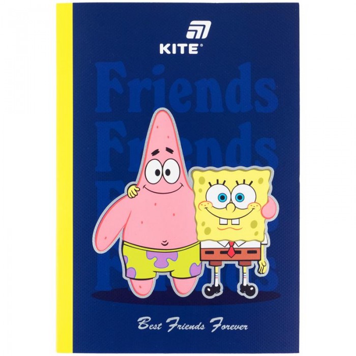 Блокнот клейовий А5, 40арк. клітинка Sponge Bob