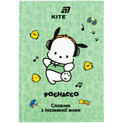 Словарь для іноземних слів А5, 60арк. тверда обкладинка Pochacco