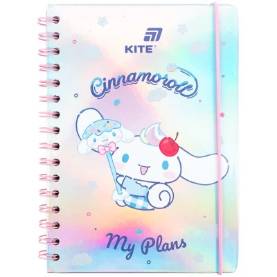 Щоденник-планер на пружині в твердій обкладинці Cinnamoroll 