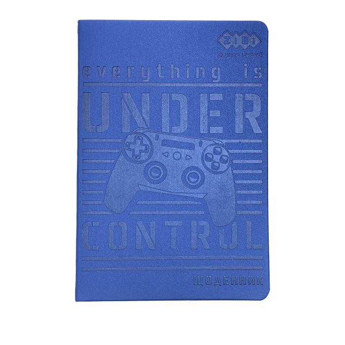 Щоденник шкільний Play В5, 48арк. тверда обкладинка, шт.шкіра (синій)