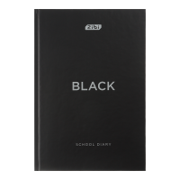 Щоденник шкільний Black В5, 40арк. тверда обкладинка