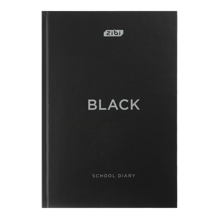 Щоденник шкільний Black В5, 40арк. тверда обкладинка