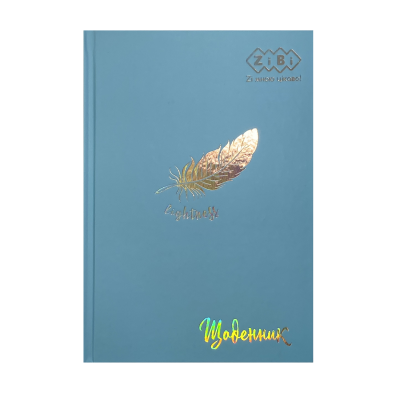 Щоденник шкільний Pastel Легкість В5, 40арк. тверда обкладинка (блакитний) ZB.13761-14