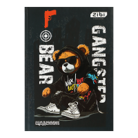 Щоденник шкільний Bear Toy В5, 40арк. тверда обкладинка