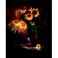 Картина за номерами Квіти сонця 40х50см. Art Line
