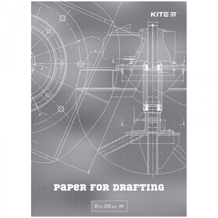 Папір для креслення А4, 10 аркушів