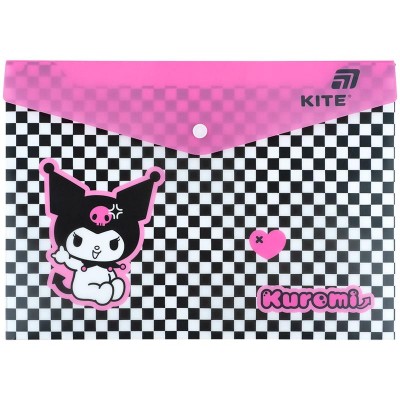 Папка на кнопке А4 Kuromi