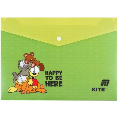 Папка на кнопці А4 Garfield