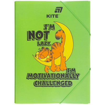 Папка на резинке А4, Garfield