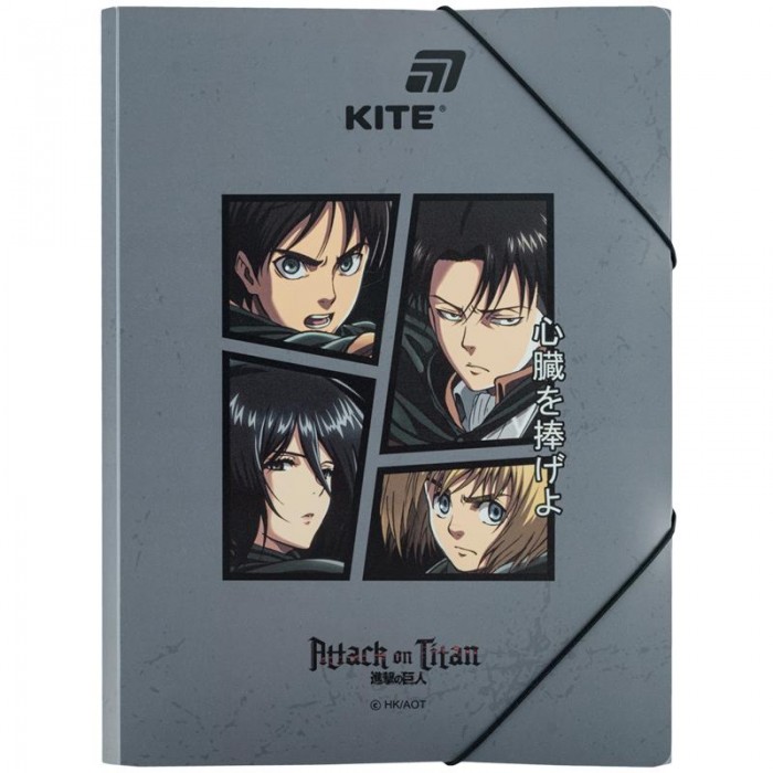 Папка на гумці А4, Attack on Titan