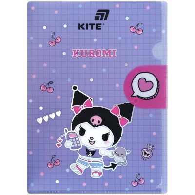 Папка-куточок з клапаном А4, Kuromi