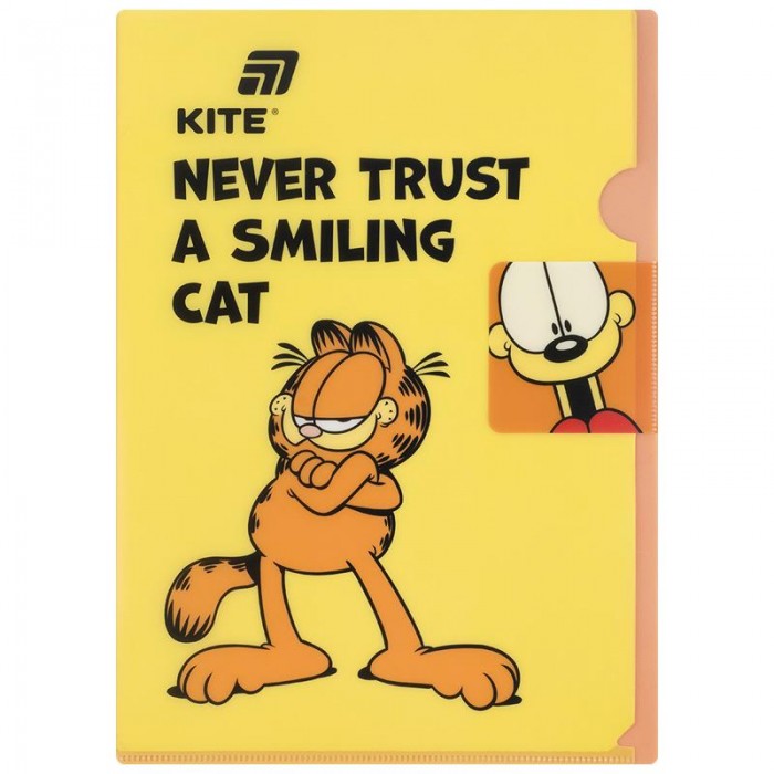 Папка-куточок з клапаном А4, Garfield