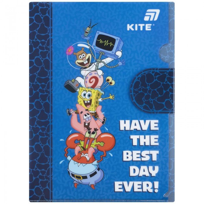 Папка-куточок з клапаном А4, SpongeBob SquarePants