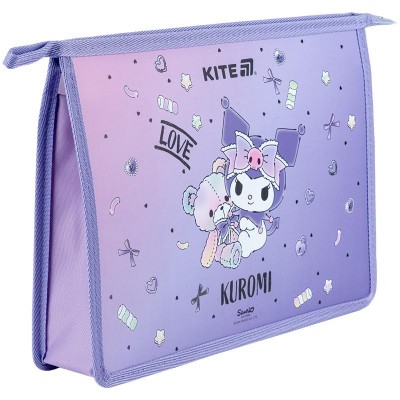 Папка на блискавці пластикова Kuromi А4+