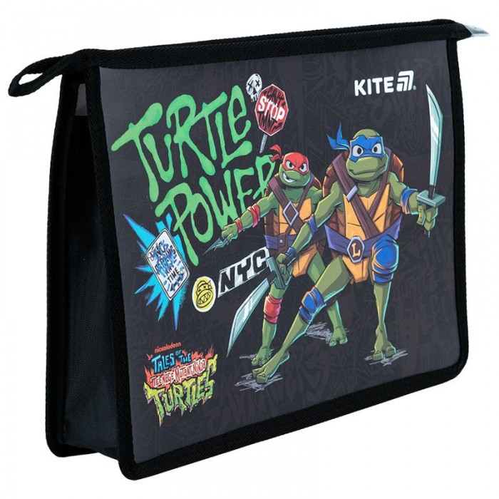 Папка на блискавці пластикова Ninja Turtles А4+