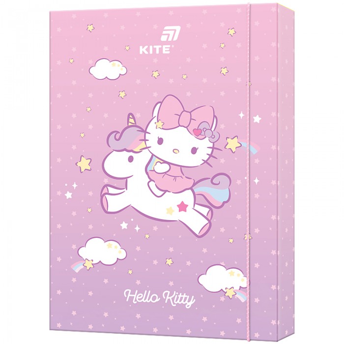 Папка для праці на гумці Hello Kitty А4+
