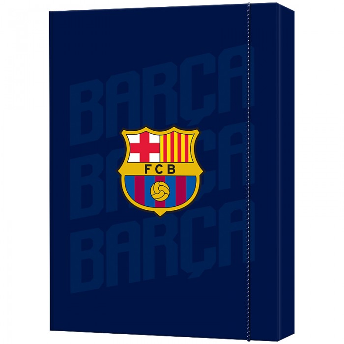 Папка для праці на гумці FC Barcelona А4+