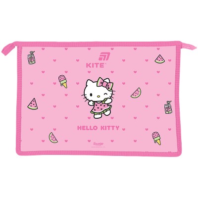 Папка на блискавці пластикова Hello Kitty А4+