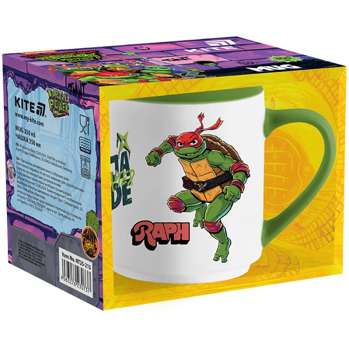 Чашка керамическая Ninja Turtles 350мл