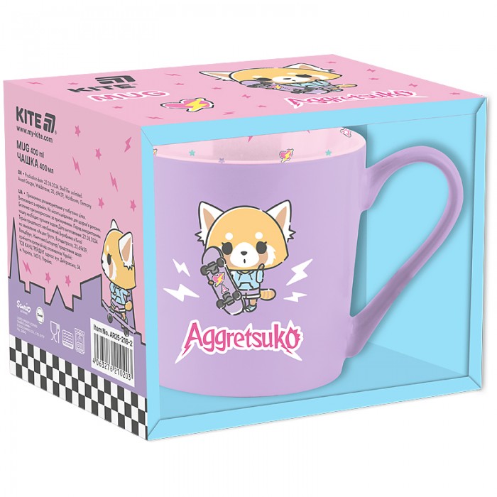 Чашка керамическая Aggretsuko 400мл