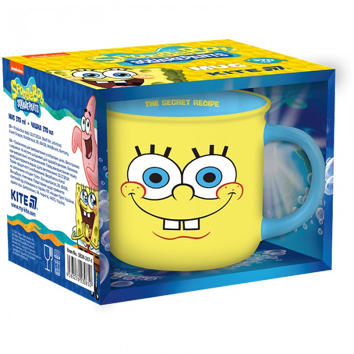 Чашка керамическая Sponge Bob 370мл
